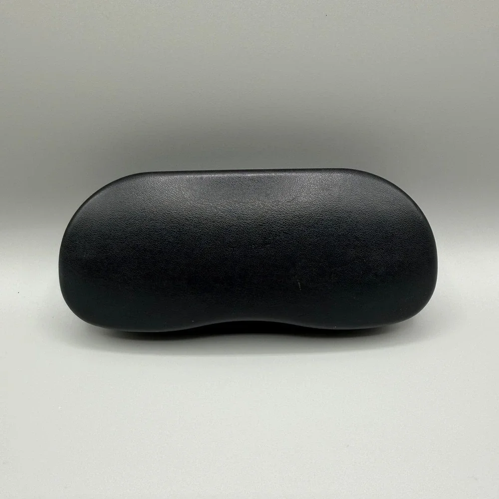 Ray-Ban Black Hard Shell Clamshell Sunglasses Eyeglasses Case Biege Interior